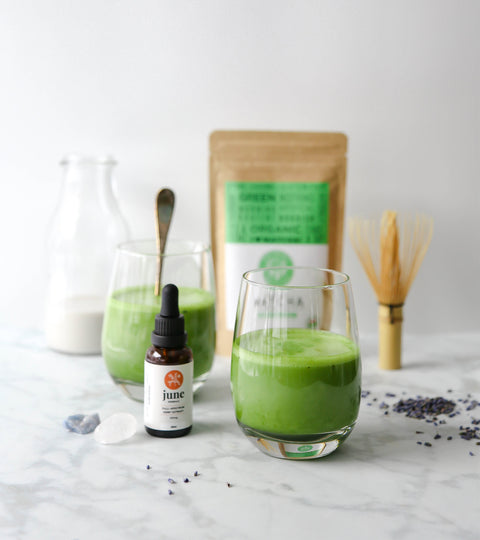 CBD Lavender & Honey Matcha Latte