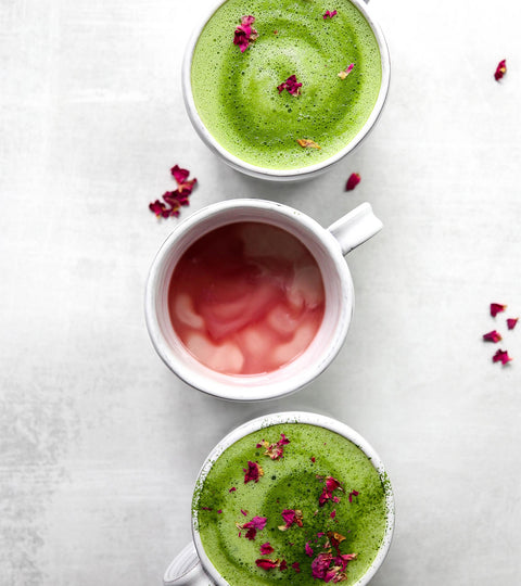 Comforting Matcha Rose Latte Recipe