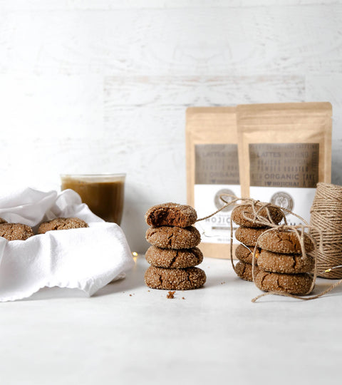 Winter Molasses Hojicha Cookies Recipe