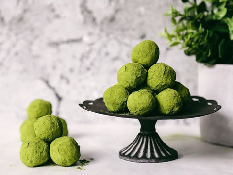 Matcha pumpkin bliss balls recipe