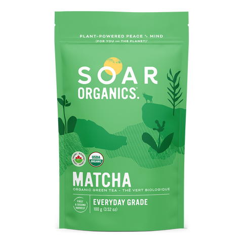 Soar Organics Everyday Matcha 100g Front