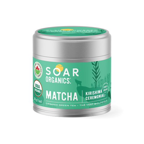 Soar Organics Kirishima Ceremonial Matcha 30g Front