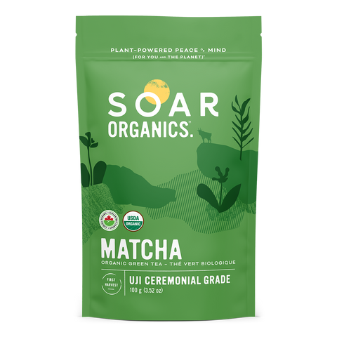 Soar Organics Uji Ceremonial Matcha 100g Front