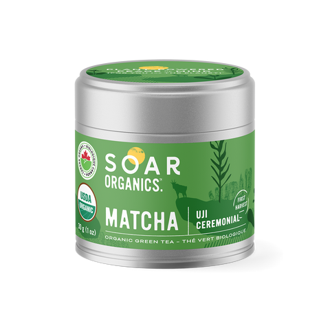 Soar Organics Uji Ceremonial Matcha 30g Front