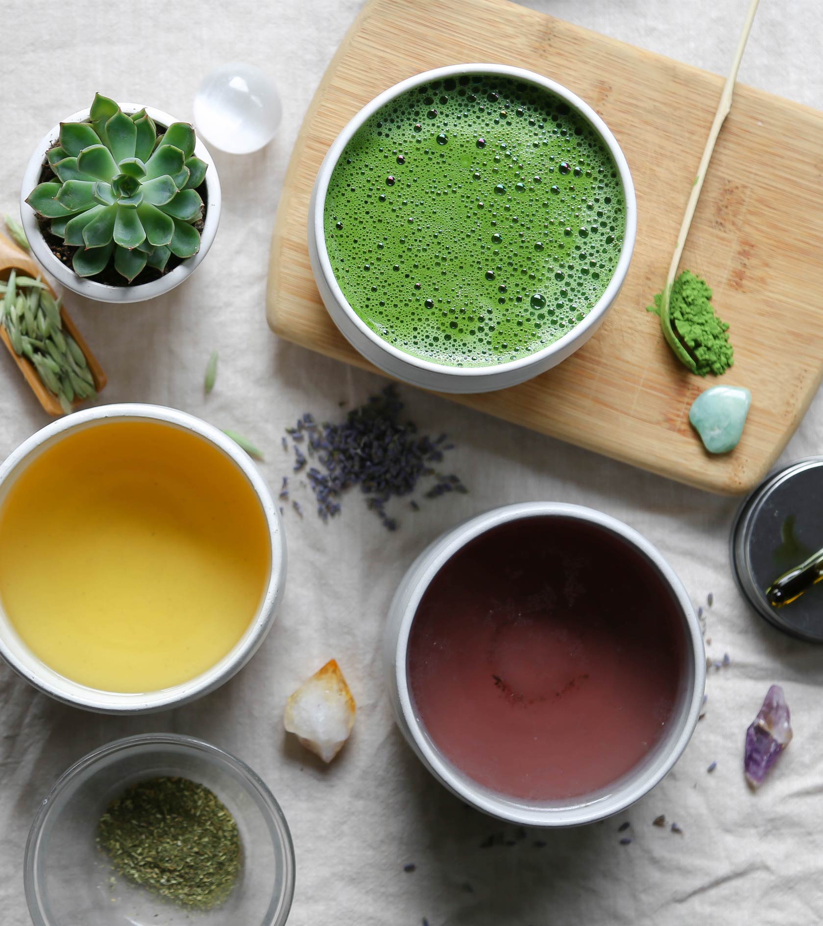 Calming Plant Remedies to Pair With Matcha