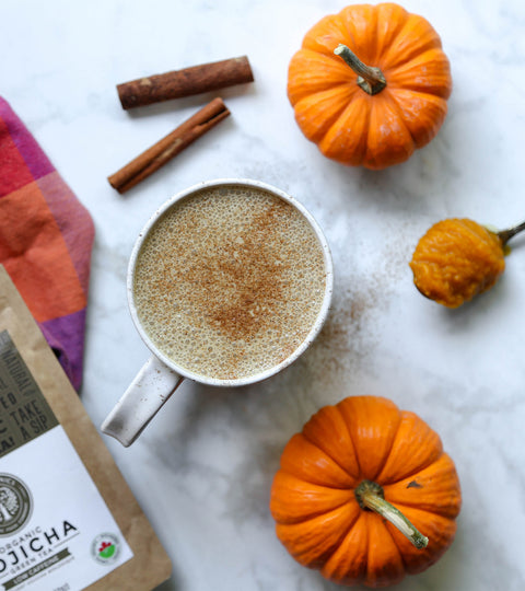 Hojicha Pumpkin Spice Latte Recipe