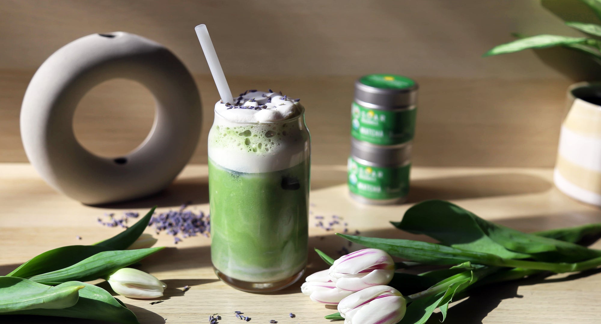 Iced Lavender Cream Oat Matcha: A Starbucks Copycat Recipe