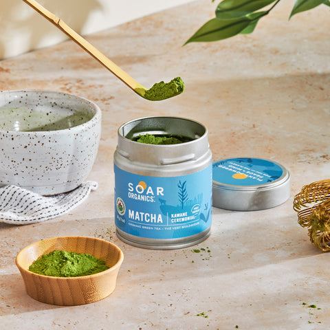 Soar Organics Kawane Ceremonial Matcha Green Tea Powder