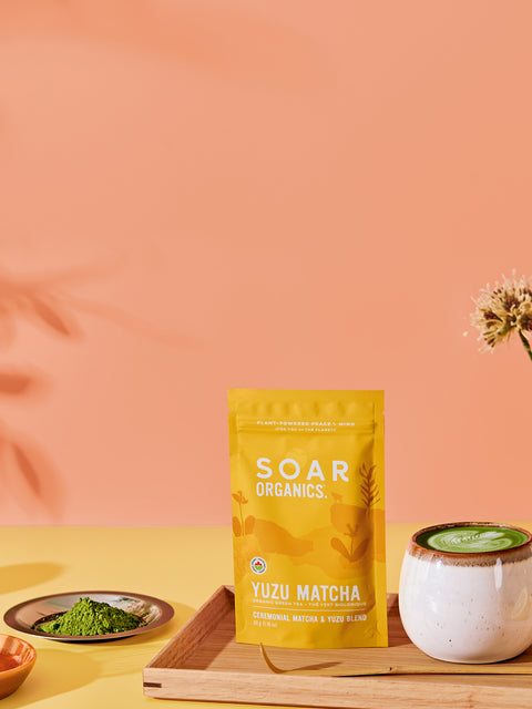 Soar Organics Yuzu Matcha Green Tea Powder