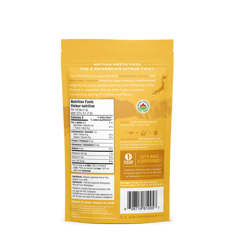 Soar Organics Yuzu Matcha