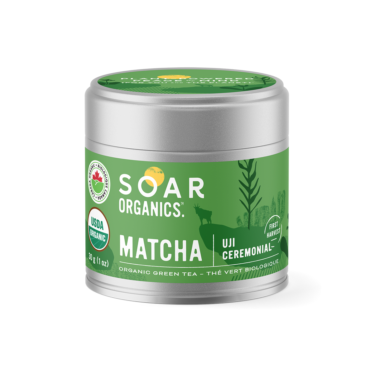 Soar Organics Authentic Matcha & Hojicha Powder